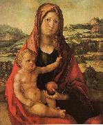 Albrecht Durer Maria mit Kind vor einer Landschaft oil on canvas